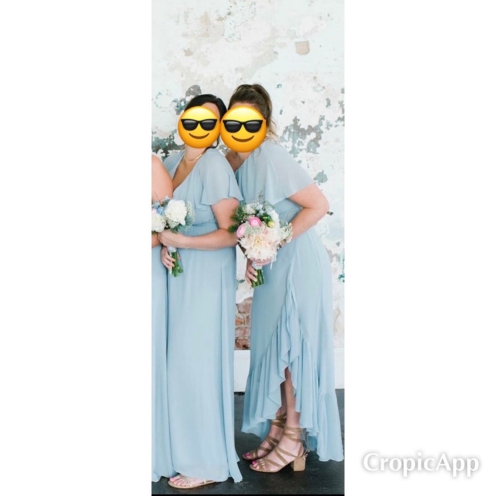 Formal blue dress